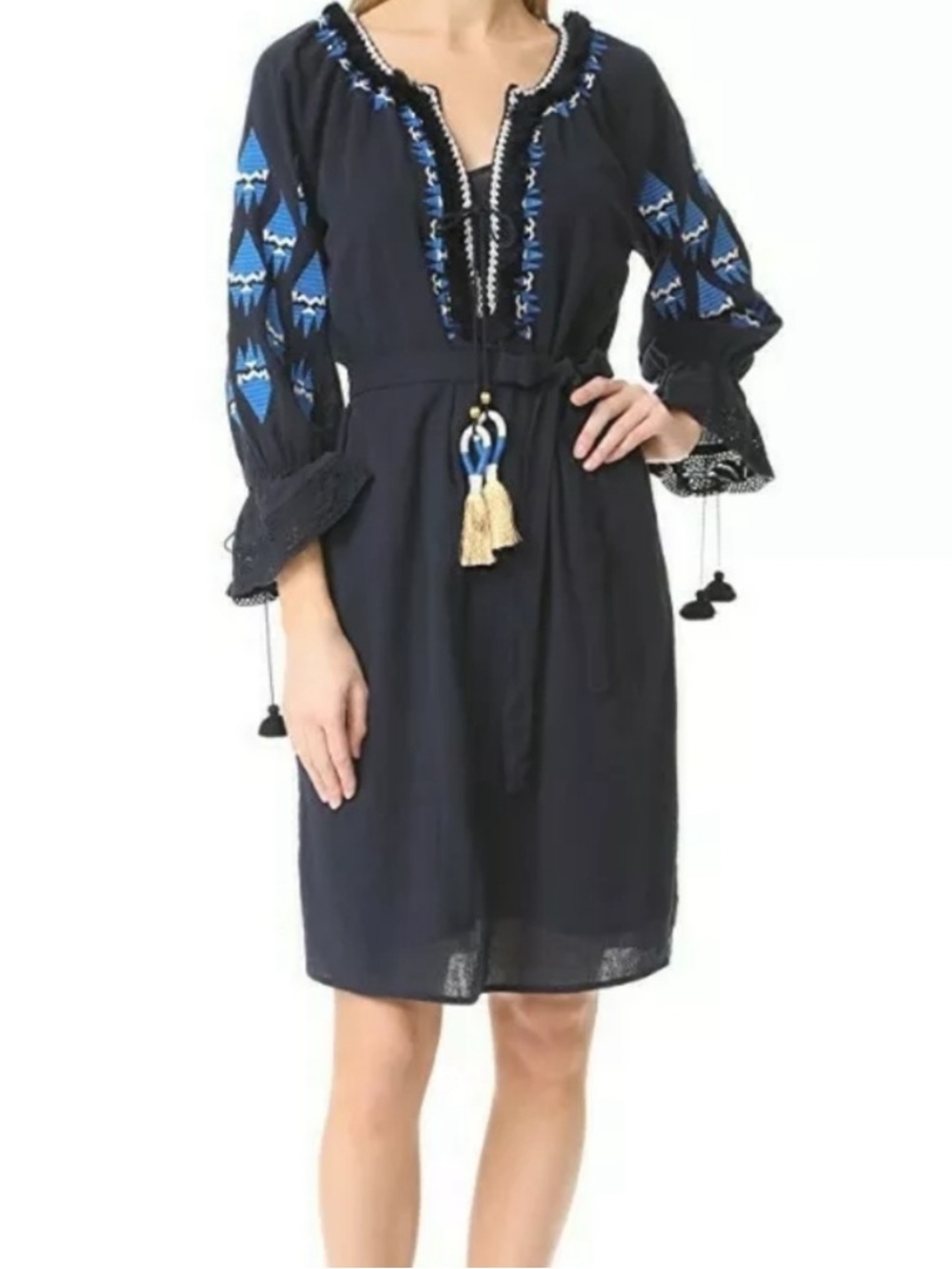 Figue Embroidered Melita Mini Dress